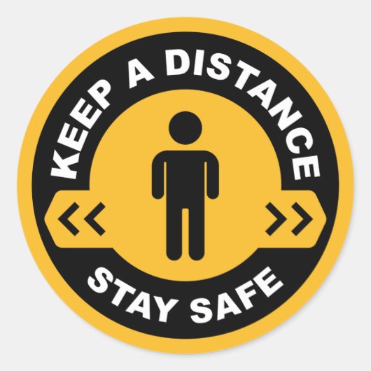 保距離 ラウンドシール (正面)