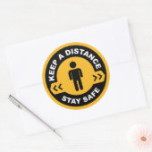 保距離 ラウンドシール (封筒)