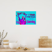 保踊りプリント ポスター (キッチン)