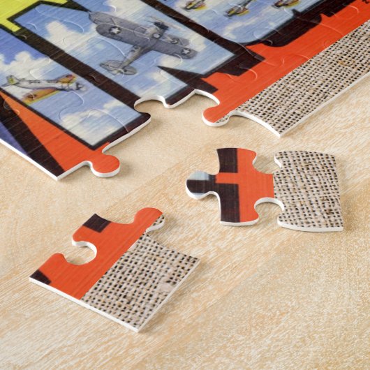 保軍空飛んでいる兵隊第二次世界大戦パズル ジグソーパズル (側面)