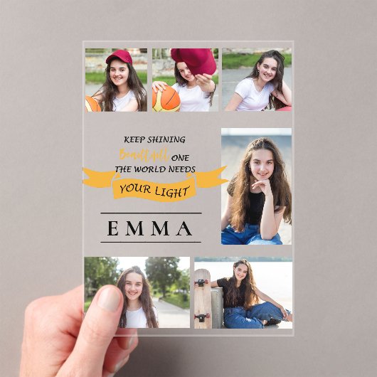 保輝くアクリル写真数々のグラード発表 アクリル招待状 (インサイチュ (ポータブル))