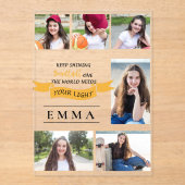 保輝くアクリル写真数々のグラード発表 アクリル招待状 (正面)