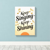 保輝く歌保 キャンバスプリント (インサイチュ (ウッドフロア))