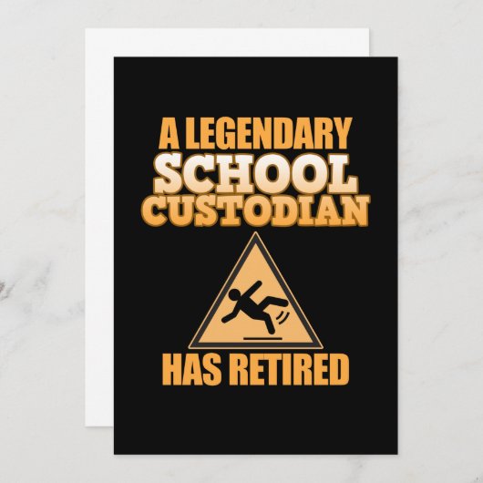 保退職した護者管理者支援 招待状 (正面/裏面)