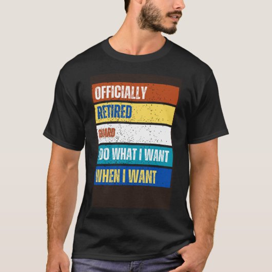 保退職した護退職保退職した護員 Tシャツ (正面)