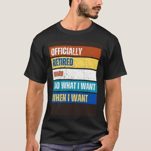 保退職した護退職保退職した護員 Tシャツ (正面)