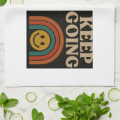 保進行：すべてのステップでのポジティブ キッチンタオル (折り畳み)