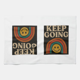 保進行：すべてのステップでのポジティブ キッチンタオル