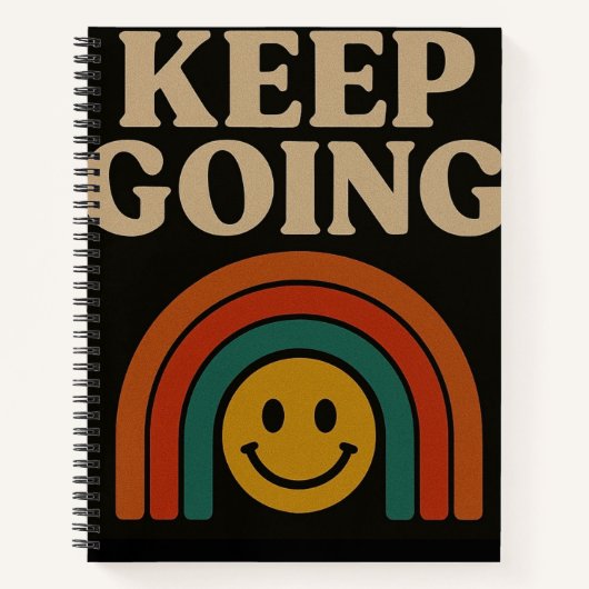 保進行：すべてのステップでのポジティブ ノートブック (正面)