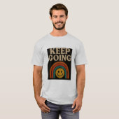 保進行：すべてのステップでのポジティブ Tシャツ (正面フル)