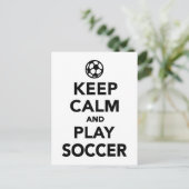 保遊サッカーの ポストカード (スタンド正面)