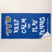 保遊ビーチおもしろい ビーチタオル (正面)