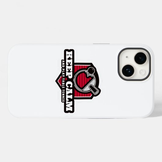 保遊卓球 Case-Mate iPhoneケース (裏面 (横))