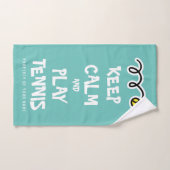 保遊選手のテニススポーツ用ハンドタオル ハンドタオル (ハンドタオル)