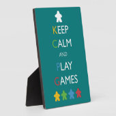 保遊A |ボードゲーム愛好家 フォトプラーク (側面)