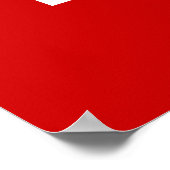 保遊Calmと Darts (カスタマイズ可能なカラー) ポスター (角)