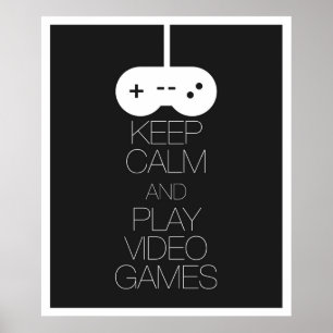 保遊Calmと Video Games ポスター