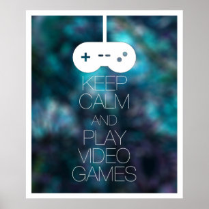 保遊Calmと Video Games ポスター