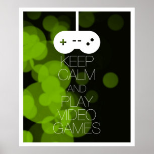 保遊Calmと Video Games ポスター