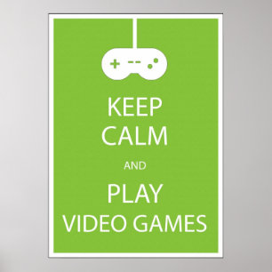 保遊Calmと Video Games ポスター