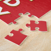 保遊CalmとVintageポスター ジグソーパズル (側面)