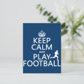 保遊Calm and Football（アメリカンフットボール） ポストカード (スタンド正面)