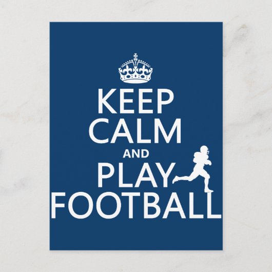 保遊Calm and Football（アメリカンフットボール） ポストカード (正面)