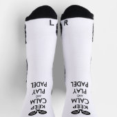 保遊Calm and Padelのスポーツクルーのソックス ソックス (上部)