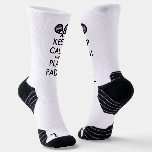 保遊Calm and Padelのスポーツクルーのソックス ソックス (傾斜あり)