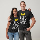 保遊Calm And Padel Tennis Racket Sport Tourn Tシャツ (ユニセックス)