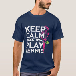 保遊Calm Tennis Tシャツスポーツアスリート選手 Tシャツ