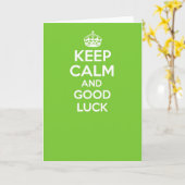 保運ご挨拶状 – GOOD LUCK カード (黄色い花)