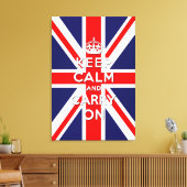 保運ヴィンテージユニオン国旗 キャンバスプリント (インサイチュ (リビング))