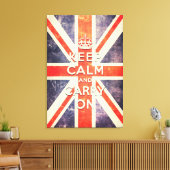 保運ヴィンテージユニオン国旗 キャンバスプリント (インサイチュ (リビング))