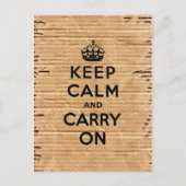 保運ヴィンテージ段ボール ポストカード (正面)