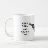 保運手砲の発声 マグカップ (左)