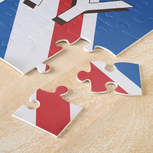 保運旅のポスター ジグソーパズル (側面)