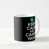 保運糸混紡糸編機 コーヒーマグカップ (正面右)