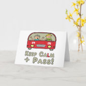 保運転試験 カード (黄色い花)