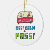 保運転試験 セラミックオーナメント (左)