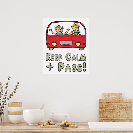 保運転試験 ポスター (キッチン)