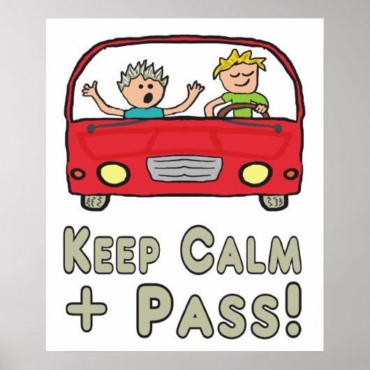 保運転試験 ポスター (正面)