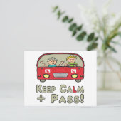 保運転試験 ポストカード (スタンド正面)