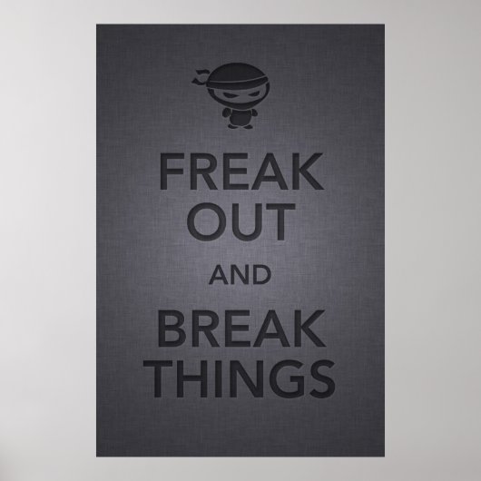 保運静に怒忍者 ポスター (正面)