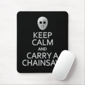 保運Calm & a Chainsaw mousepaad マウスパッド (マウス)