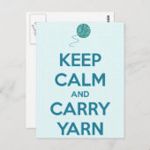 保運Calm Yarn Card ポストカード (正面/裏面)