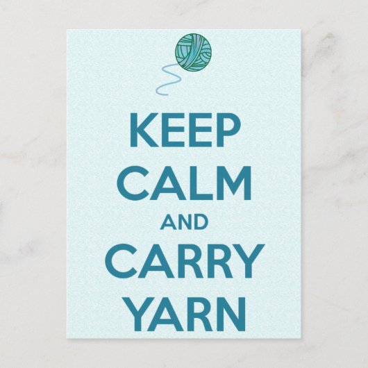 保運Calm Yarn Card ポストカード (正面)
