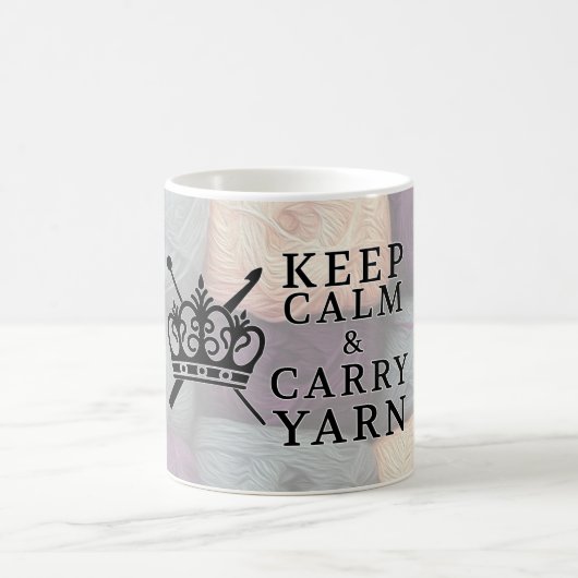 保運Calm Yarn Crafts / Centerデザイン コーヒーマグカップ (中央)