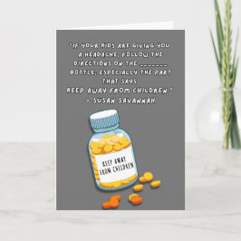 保遠くにお子さまおもしろい- Mother's Day Card カード