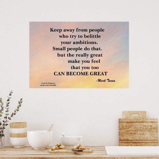 保遠くにポスターやる気を起こさせる ポスター (キッチン)